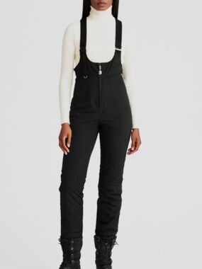 FERA International Black Apres Ski Insulated Pant Jumpsuit Size 12 Long